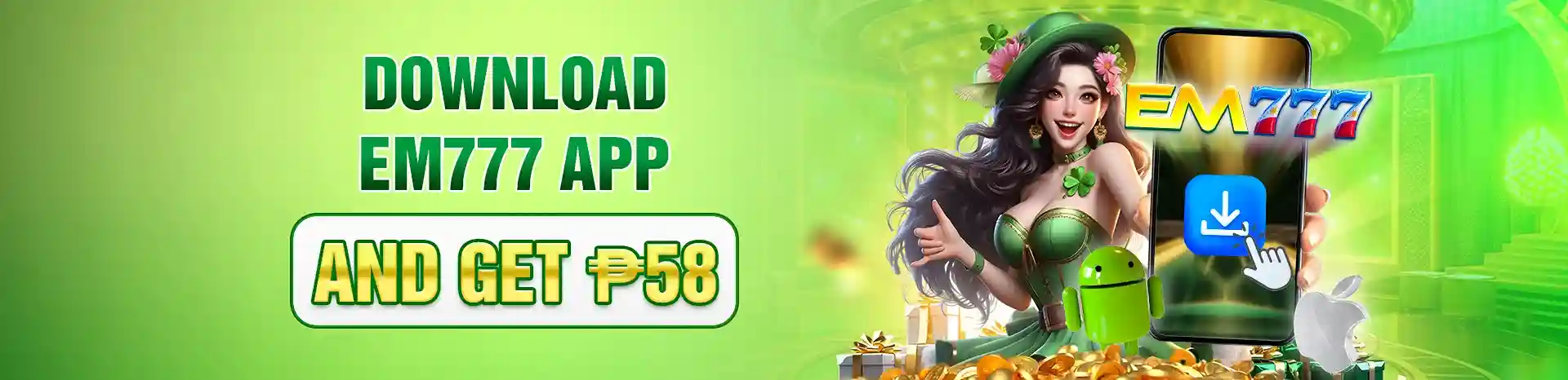 Download the EM777 Casino app for real money gaming and secure login access