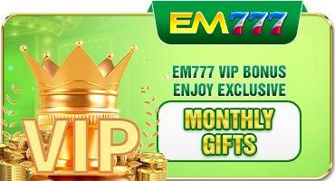 Daily cashback promotion at EM777 legit online casino